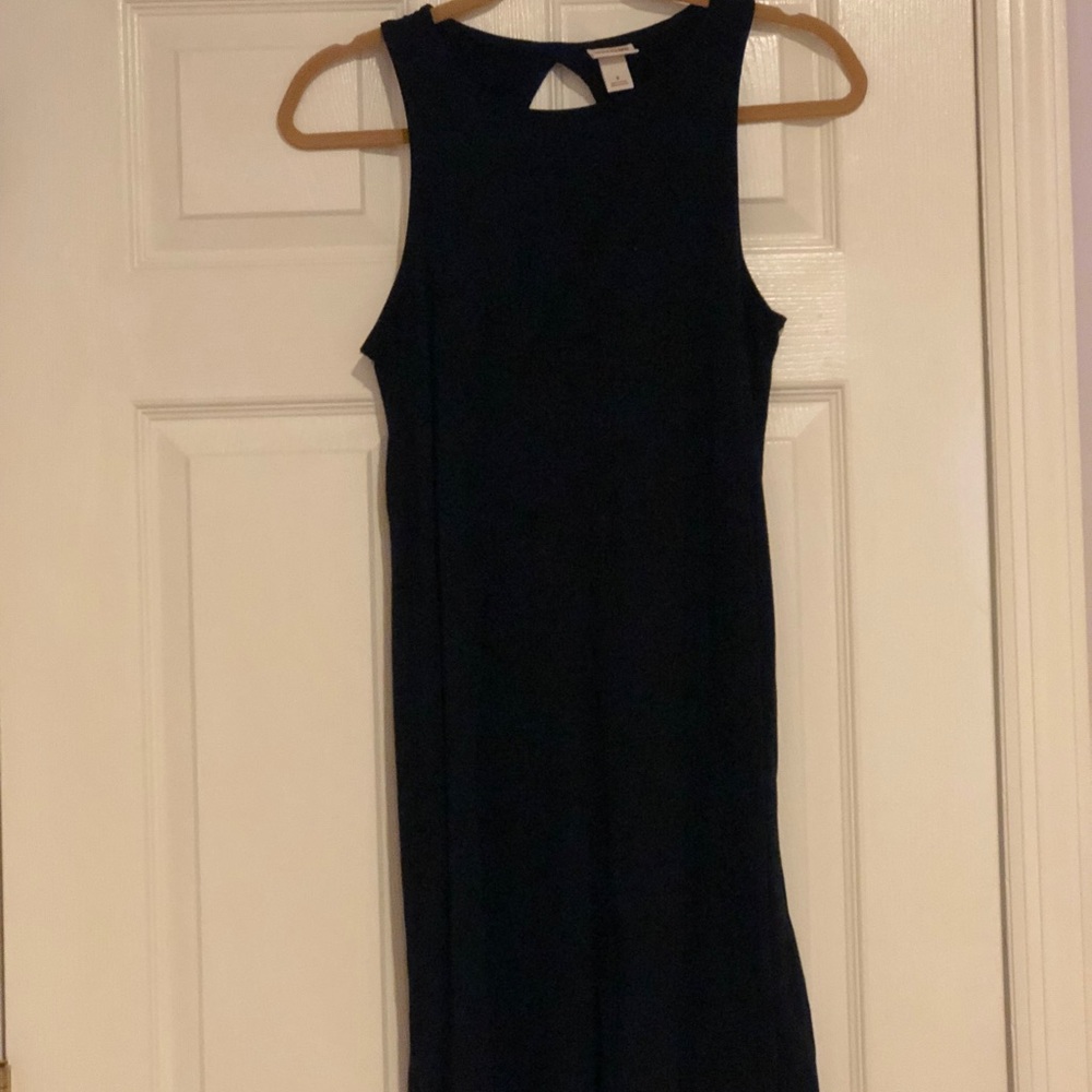 Crop sweat shirt and dress